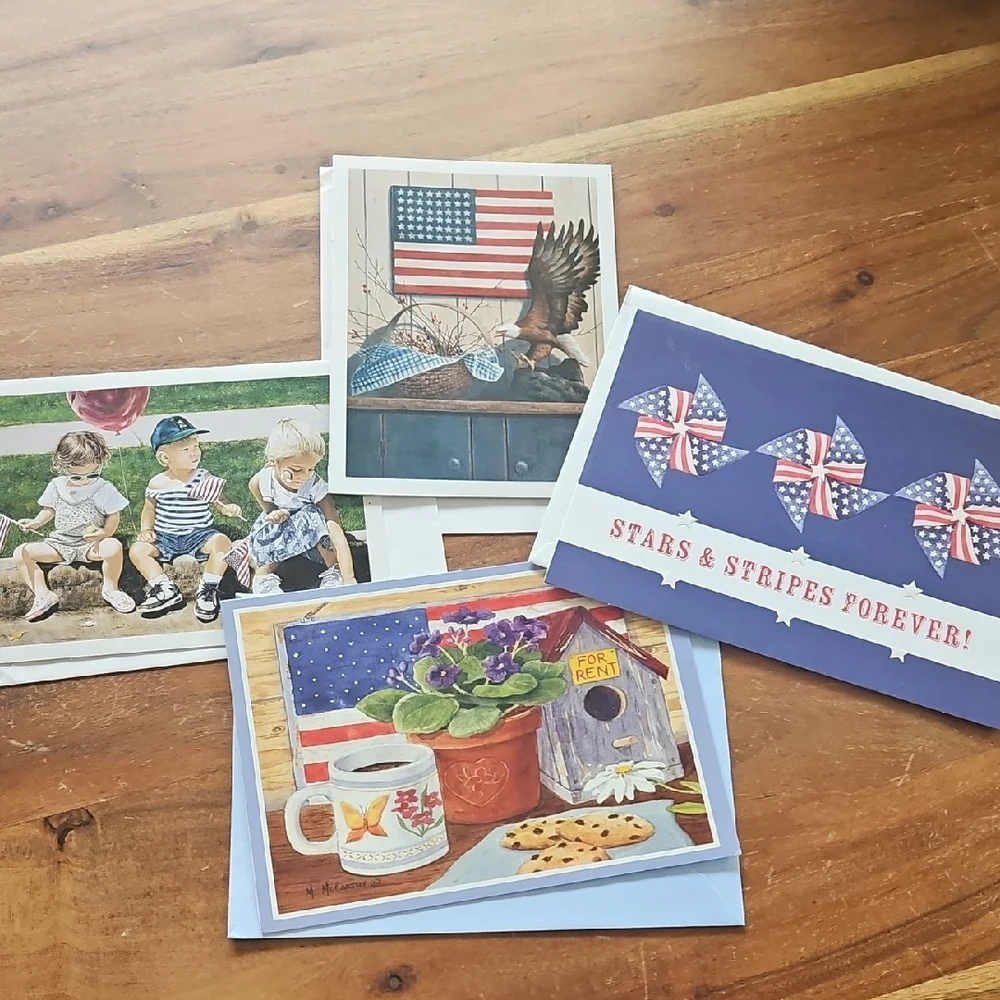 Patriotic theme card bundle